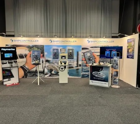 The Shipcontroller stand at the Gothenburg boat show